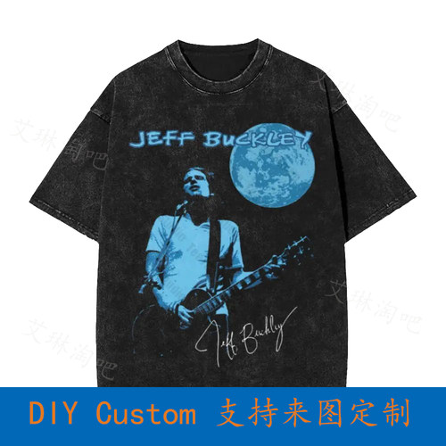 Jeff Buckley Singer Live Vintage Oversized T-Shirt Q225
