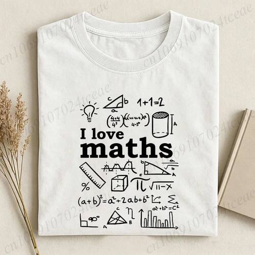 Funny I Love Math Shirts for Men Women Short Sleeve Men's T-