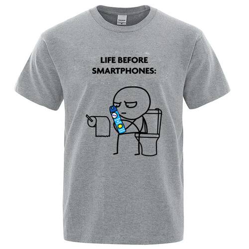 Men's T-shirt High Quality Cotton Blend T Shirt Printing Str