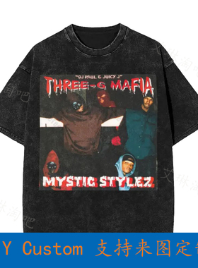 Three 6 Mafia Mystic Stylez Rap  Oversized T-Shirt VY4W