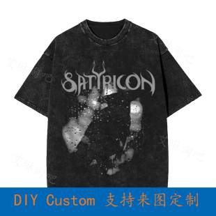 Satyricon ‘Black Crow And A Tombstone‘ Vintage Oversized T