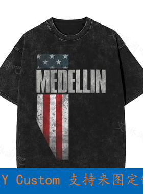 Medellin Family American Flag Vintage Oversized T-Shirt SF20