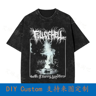 Death Hell Vintage Oversized Full Ter Shirt Napalm