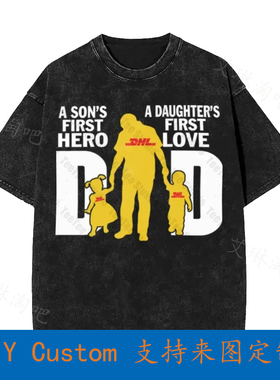 Dad Happy Father’S Vintage Oversized T-Shirt ZRY8