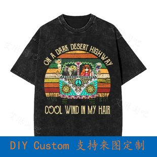 On A Dark Desert Highway Cool Wind In My Hair Vintage Oversi