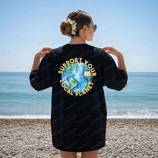 Support Your Local Planet Earth Day T Shirt Save The Planet