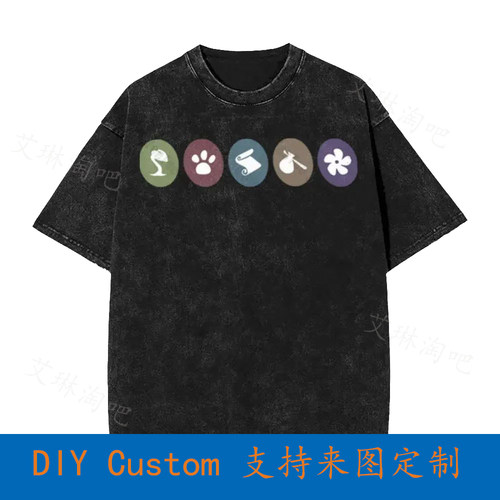 Everdell Vintage Oversized T-Shirt Board Game Inspired Icons