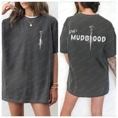 Dramione Tee Mud Fandom Blood Shirt Harajuku Tops Graphic T