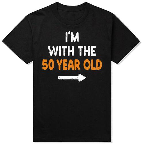 Funny I'm With The 50 Year Old Easy Halloween T-shirts Men
