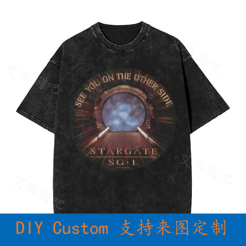 Stargate Sg1 Other Side Vintage Oversized T-Shirt Licensed S