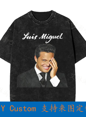 Luis Miguel Singer To Smile In Tour Oversized T-Shirt U8XO