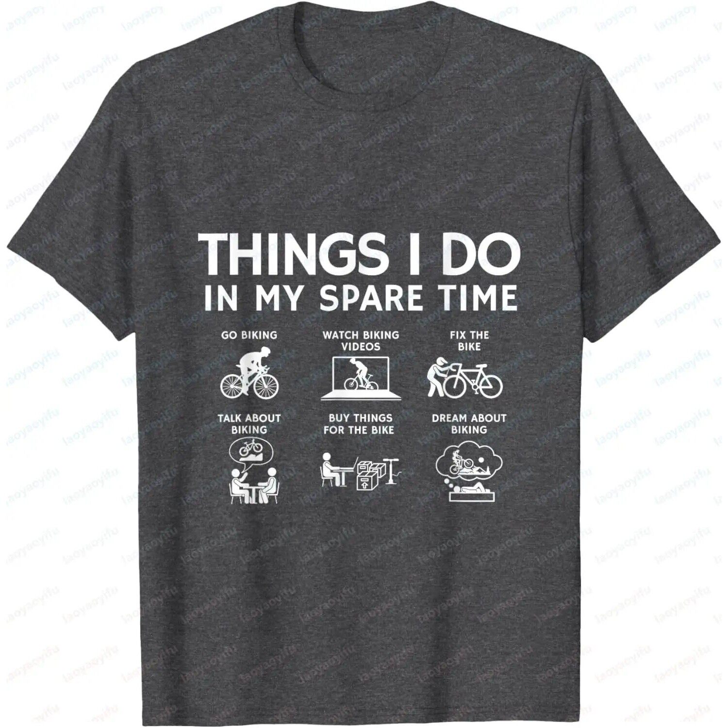 Things I Do in My Spare Time, Bicycle Cycling Lover T-Shirt