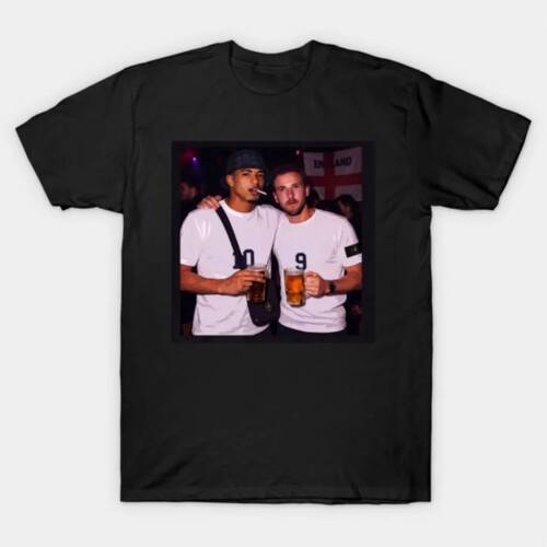 Jude Bellingham Harry Kane Lads Drinking Beer Funny T-shirt