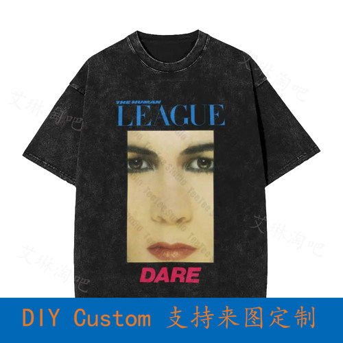 The Human League Dare 80S Synth-Pop Band Vintage Oversized T