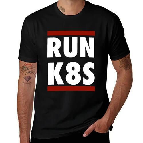 Run K8S T-Shirt Daily Wear Plain Short Sleeve Shirt