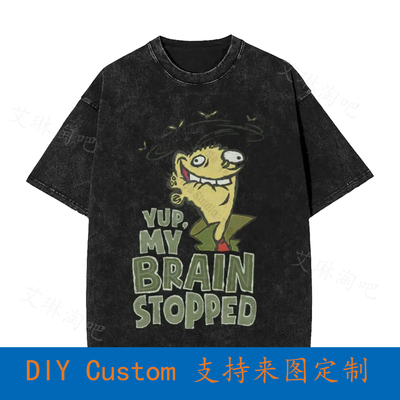Ed, Edd N Eddy Cartoon Cn Brain Dead Ed Vintage Oversized T-