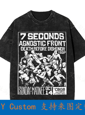 7 Seconds Agnostic Front At Cbgb Old Punk Rock Concert Flyer