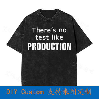 No Test Like Production Vintage Oversized T-Shirt RJZ4
