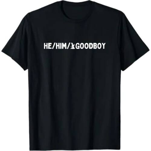 Men's Women HE/HIM/GOODBOY T Shirt Tee Oversized Loose Summe