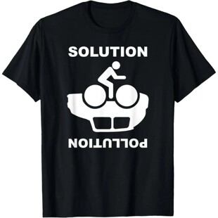 Solution Pollution Bicycle Bike Environmental Protection T-S
