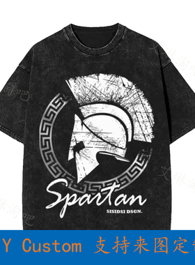 Spartan This Is Sparta Legend Hellas Vintage Oversized T-Shi
