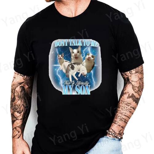 Hot Dont Talk to Me Letter Printing T-shirt Men Women Fashio