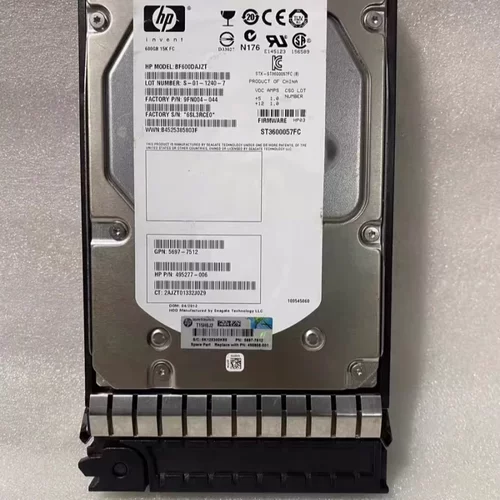 HP 原装 AJ872B EVA4400 600G 15K FC 3.5 495808-001 存储硬盘