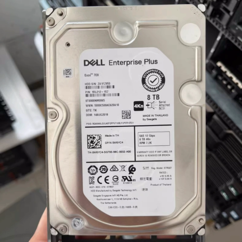 DELL SC3020 SCv2080 SC280 康贝硬盘 0w6yc4 8TB 8T SAS 3.5寸