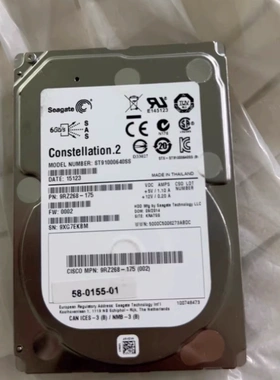 联想 希捷 RD630/640/650 1T 7.2K 2.5寸 SAS ST91000640SS 硬盘