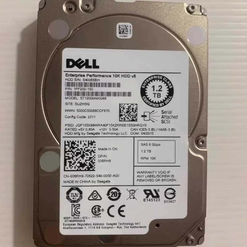 DELL36RH91.2TB10KSAS6Gbps