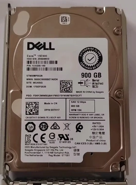 Dell/戴尔 900G 2.5 15K SAS 12Gb ST900MP0026 0XTH17 XTH17硬盘