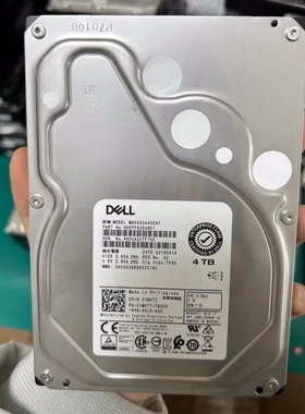 DELL 01MVTT HNX0W MG04SCA40ENY 服务器硬盘 4TB SAS 12GB 3.5