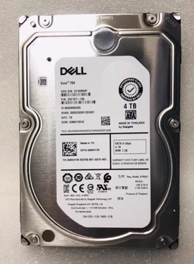 DELL ST4000NM0265 0MWHY9 服务器硬盘 4T SATA 6GB 3.5寸 7.2K