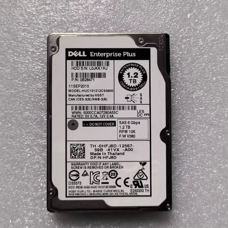 DELL SC220 SCV3020 SC4020 SC5020 1.2T 10K SAS 6Gb 0HFJ8D硬盘