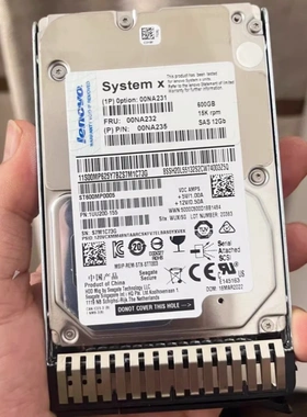 IBM X3650 M5 X3850 X6 硬盘 00NA231 00NA232 600G SAS 15K 2.5