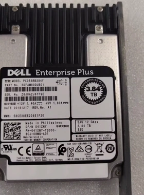 DELL R730 R740XD R940xa R750XS 固态硬盘 3.84T SAS SSD 12GB