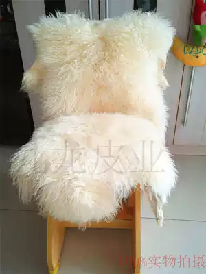 Whole leather wool integrated sheep cutting leather handmade diy leader sheep leather mat carpet living room pure Two wool bay window
