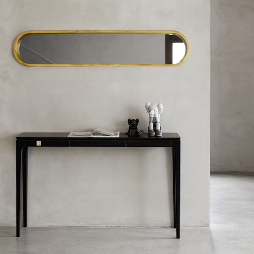 现代简约北欧实木新中式风条案