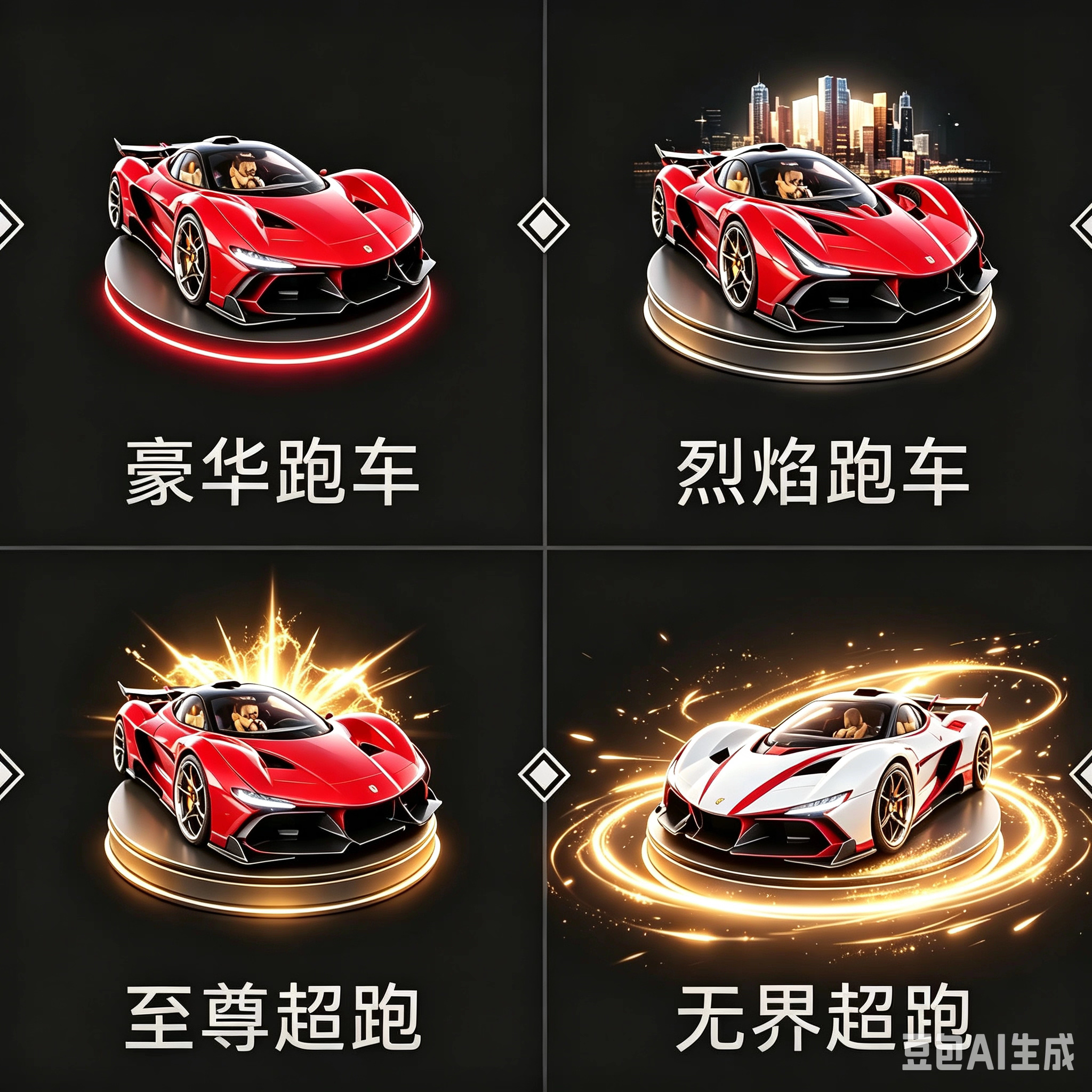 抖音直播礼物快递代送嘉年华钻石跑车神秘商店飞机展馆玫瑰暴击卡图片
