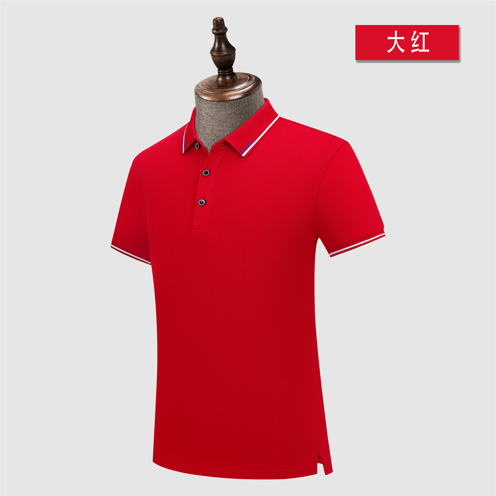 5A666#200克50支桑蚕丝翻领T恤