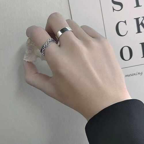 开口个性潮款戒指小众