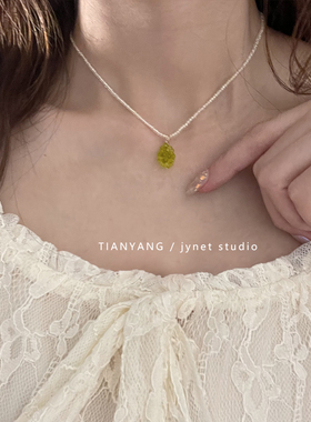 秋冬超仙~~甜氧清纯小葡萄串珠耳