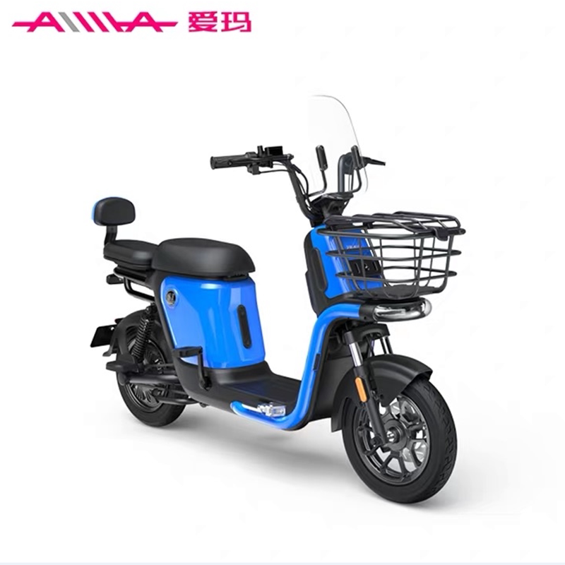 新款爱玛电动车小玛s1锂电新国标时尚电瓶车外卖工具车配送亲子车