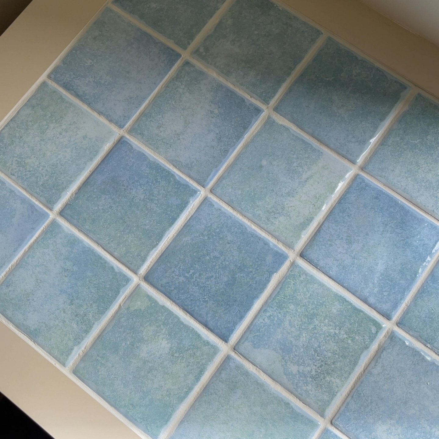 镶嵌台面窑变油墨蓝色手工砖民宿厨房卫生间瓷砖网红餐厅墙砖地砖