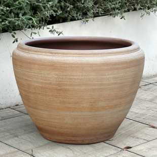 陶瓷鱼缸大号客厅古法养鱼生态缸养睡莲荷花缸庭院家用老式 大水缸