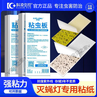 科凌虫控灭苍蝇纸灭蝇灯专用粘贴纸粘捕式灭蚊灯沾粘蝇纸板粘虫板