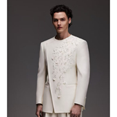 覆盖全国上门定制服务海宪森品牌男装 礼服高级定制咨询预约 新中式