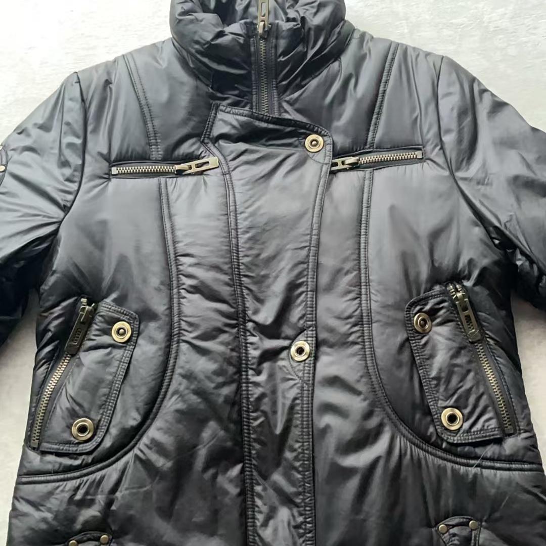 棉服女装2024冬季新品常规款棉衣保暖长袖设计舒适多拉链休闲