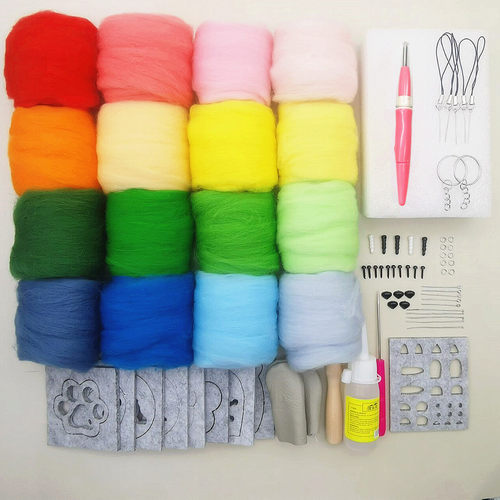 澳洲羊毛羊毛毡戳戳乐新手套装