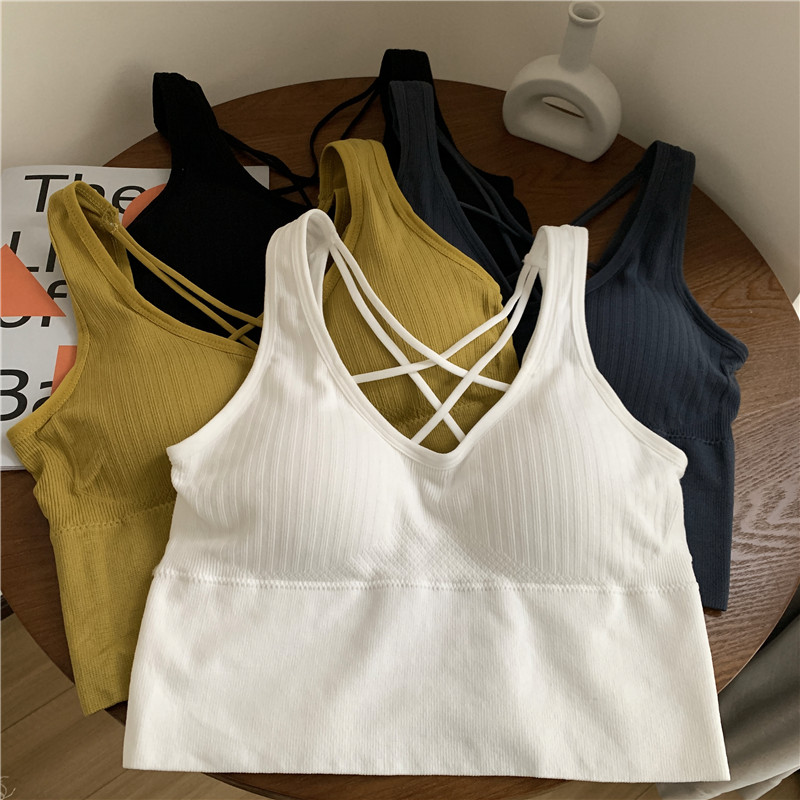 Real auction special price no less cross back suspender waistcoat women's backing with breast pad chest covering